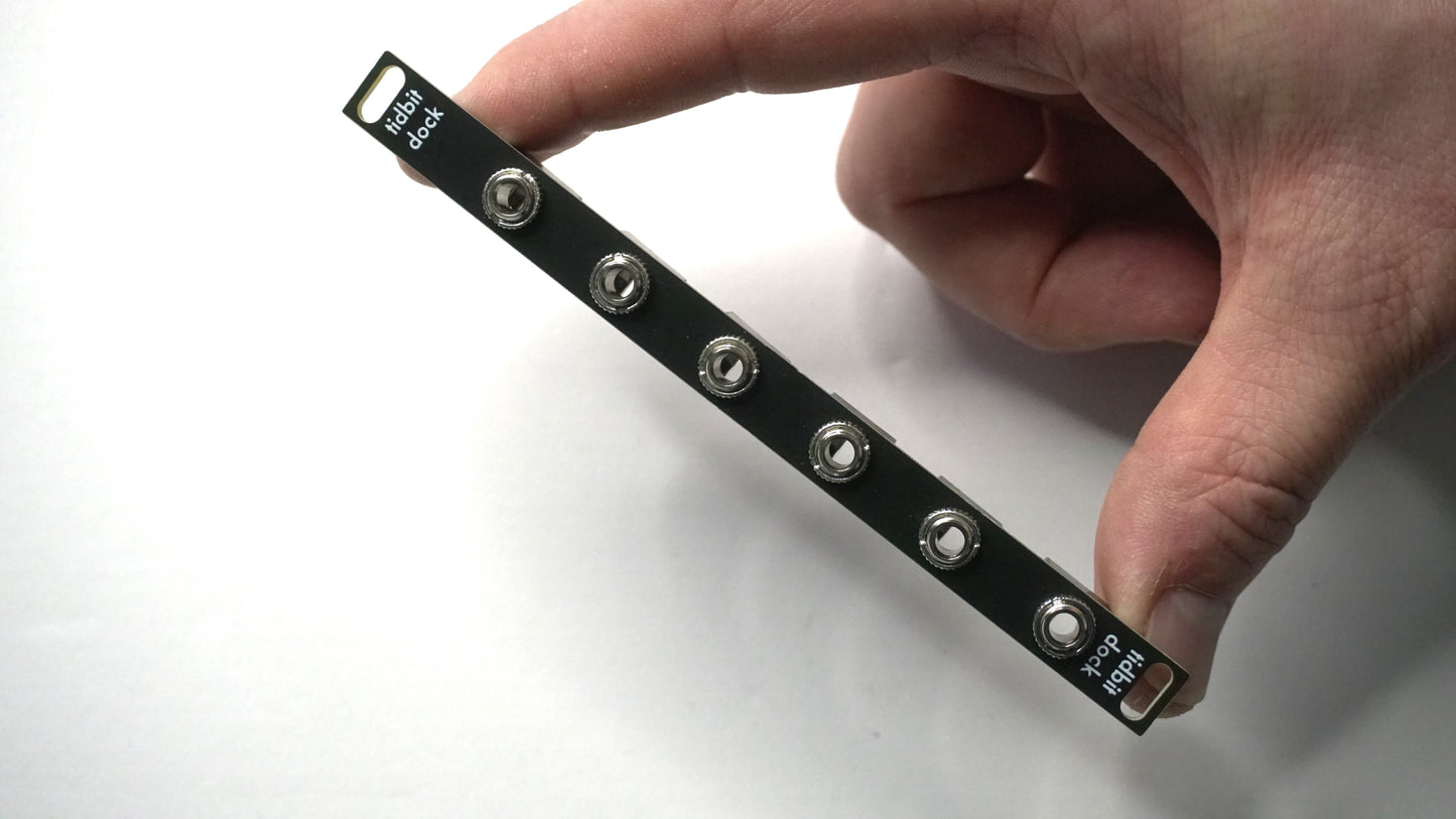 Tidbit Dock - 2hp Tidbit holder - Eurorack Module