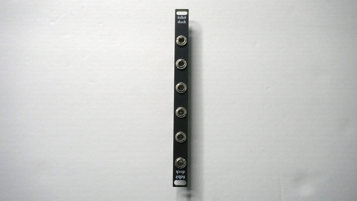 Tidbit Dock - 2hp Tidbit holder - Eurorack Module