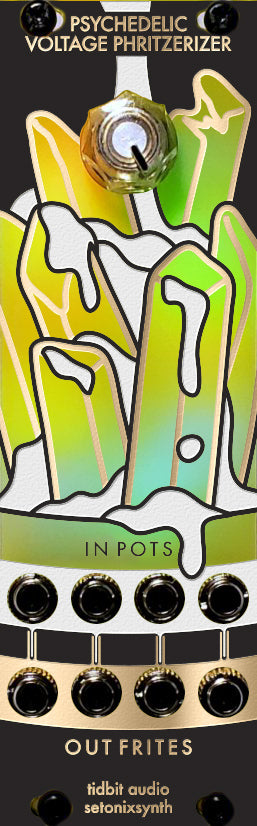 Psychedelic Voltage Processor alternative panels - Poutinerizer / Phritzerizer