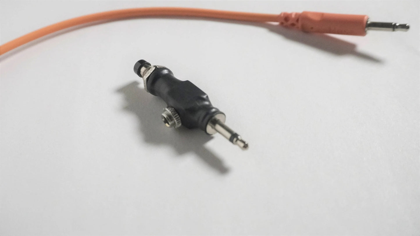 Mini Kill Switch for Eurorack/Modular Synthesis - Momentary "off" Switch / Audio "off" button - 3.5mm - 0HP