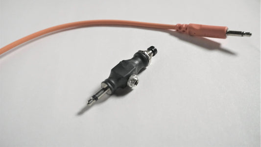 Mini Kill Switch for Eurorack/Modular Synthesis - Momentary "off" Switch / Audio "off" button - 3.5mm - 0HP