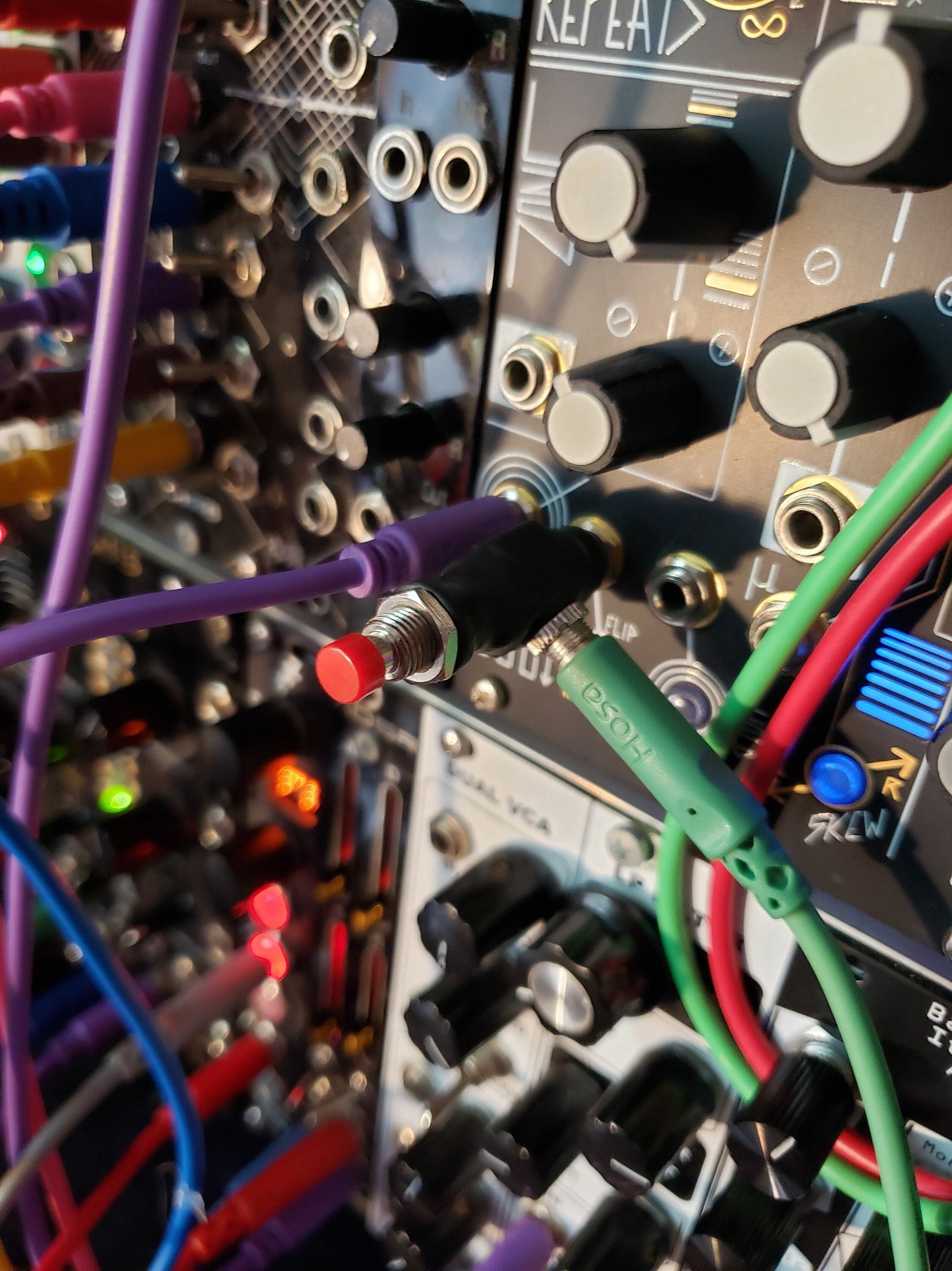 Momentary "on" Switch for Eurorack/Modular Synthesis - 0HP
