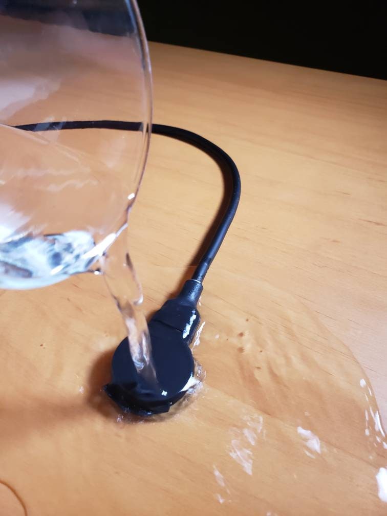 Water-proof Stereo Contact Microphone / Piezo Transducer Pickup / ASMR Microphone / Hydrophone (1/8" 3.5mm)