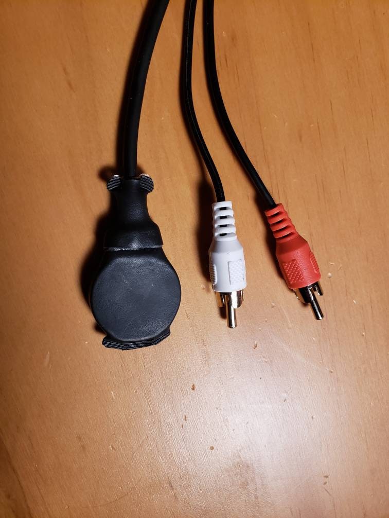 Water-proof Stereo Contact Microphone / Piezo Transducer Pickup / ASMR Microphone / Hydrophone (Left and Right RCA male)