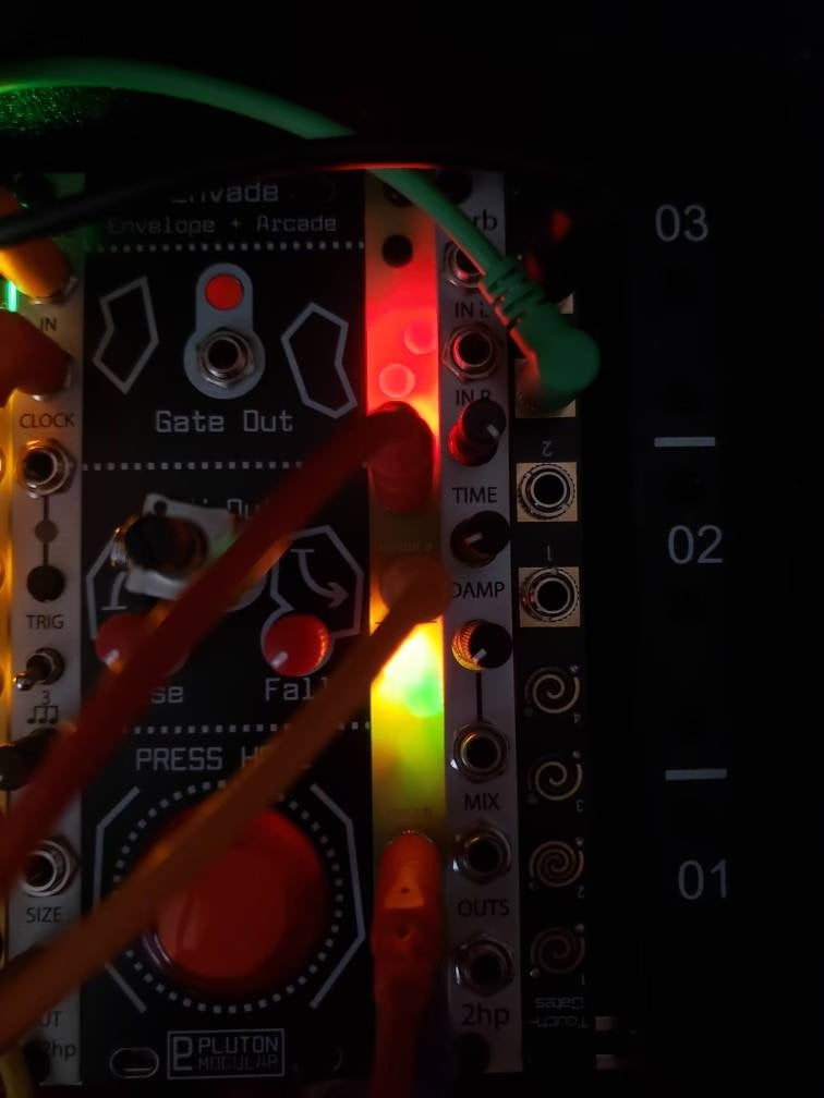 2hp Random CV Generator Eurorack module / Quad Random Oscillator / Random Noise Generator