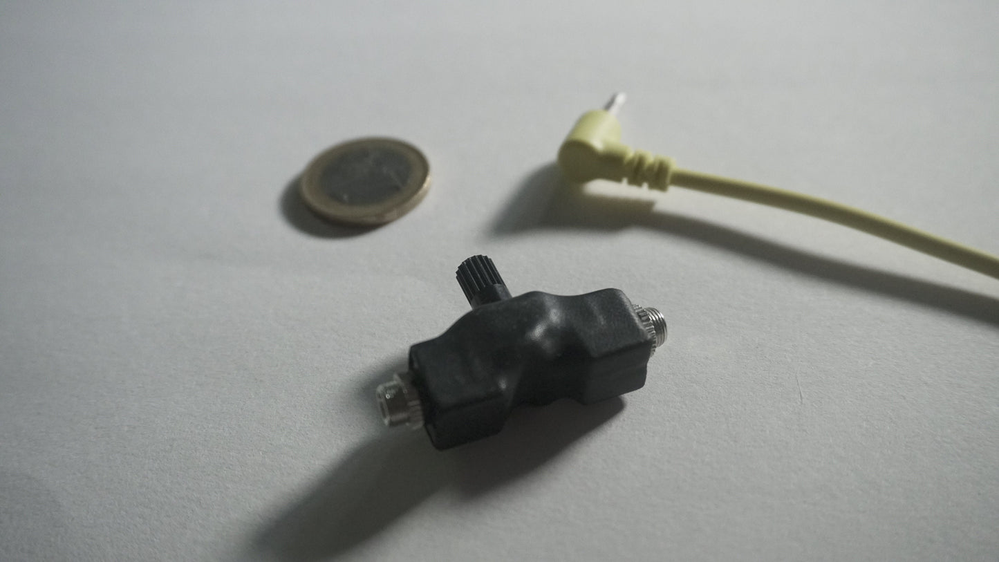 Mini "floating" CV / Audio Attenuator - 3.5mm - Add an attenuator to any patch without a dedicated module - 0HP